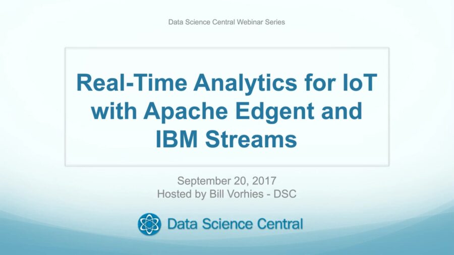 DSC Webinar Series: Real-Time Analytics for IoT with Apache Edgent and IBM Streams – Vimeo thumbnail