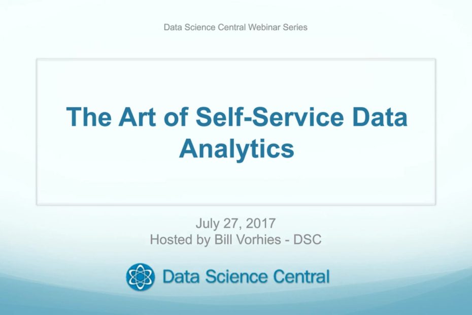 DSC Webinar Series: The Art of Self-Service Data Analytics – Vimeo thumbnail
