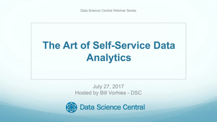 DSC Webinar Series: The Art of Self-Service Data Analytics – Vimeo thumbnail
