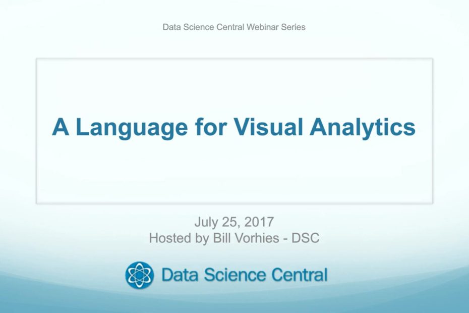 DSC Webinar Series: A Language for Visual Analytics – Vimeo thumbnail