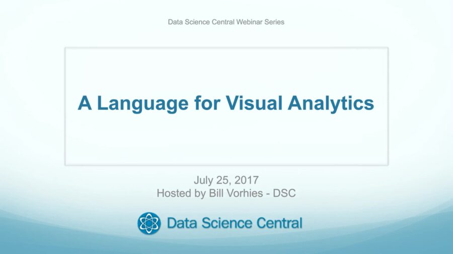 DSC Webinar Series: A Language for Visual Analytics – Vimeo thumbnail