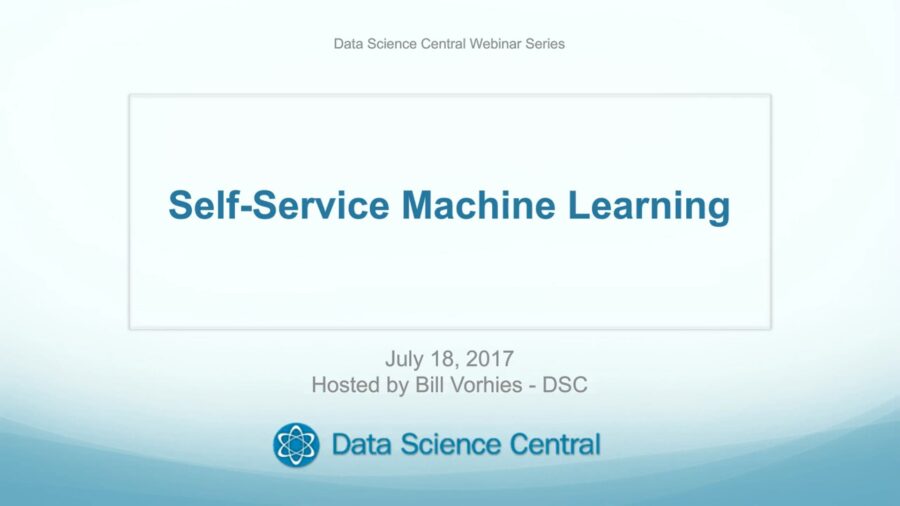 DSC Webinar Series: Self-Service Machine Learning – Vimeo thumbnail