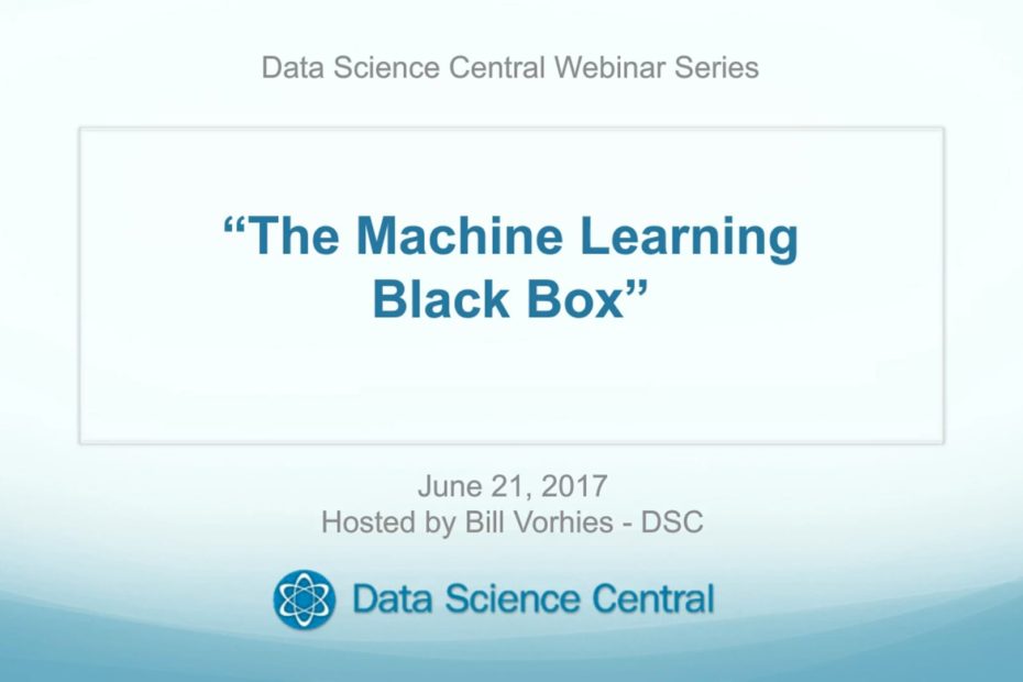 DSC Webinar Series: The Myth of the Machine Learning Black Box – Vimeo thumbnail