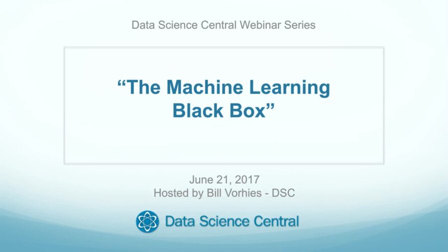 DSC Webinar Series: The Myth of the Machine Learning Black Box – Vimeo thumbnail