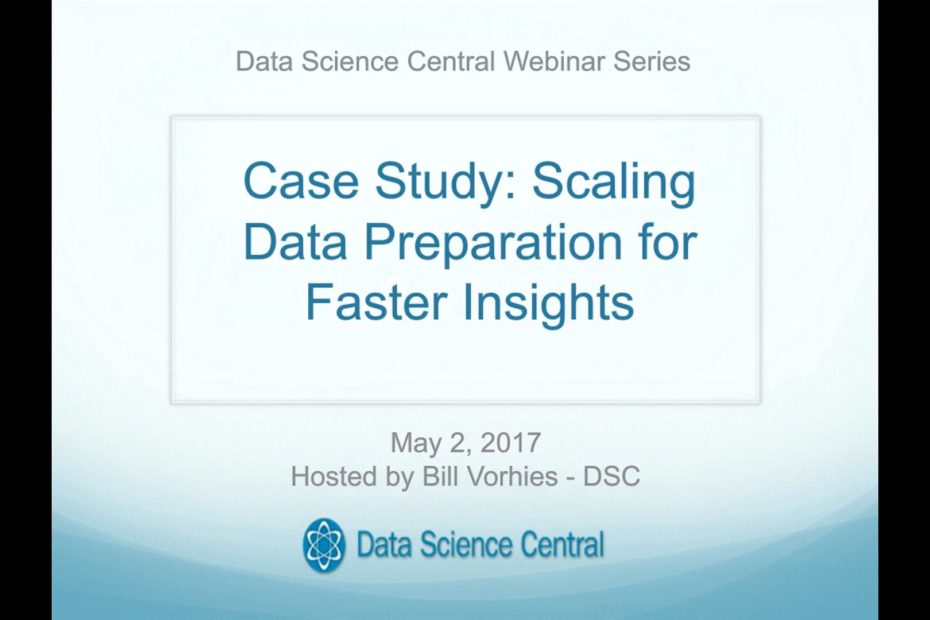 DSC Webinar Series: Case Study: Scaling Data Preparation for Faster Insights – Vimeo thumbnail