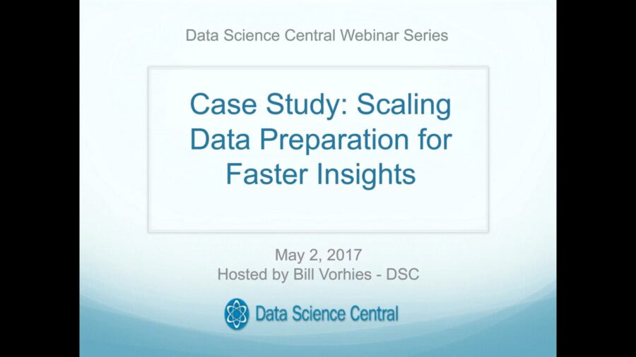 DSC Webinar Series: Case Study: Scaling Data Preparation for Faster Insights – Vimeo thumbnail