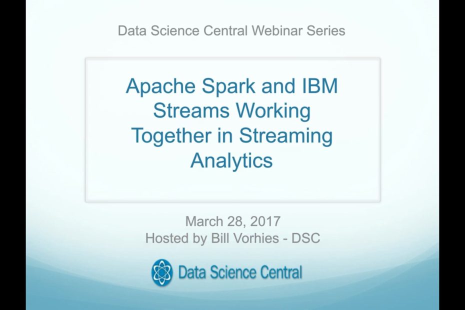 DSC Webinar Series: Apache Spark and IBM Streams Working Together in Streaming Analytics – Vimeo thumbnail