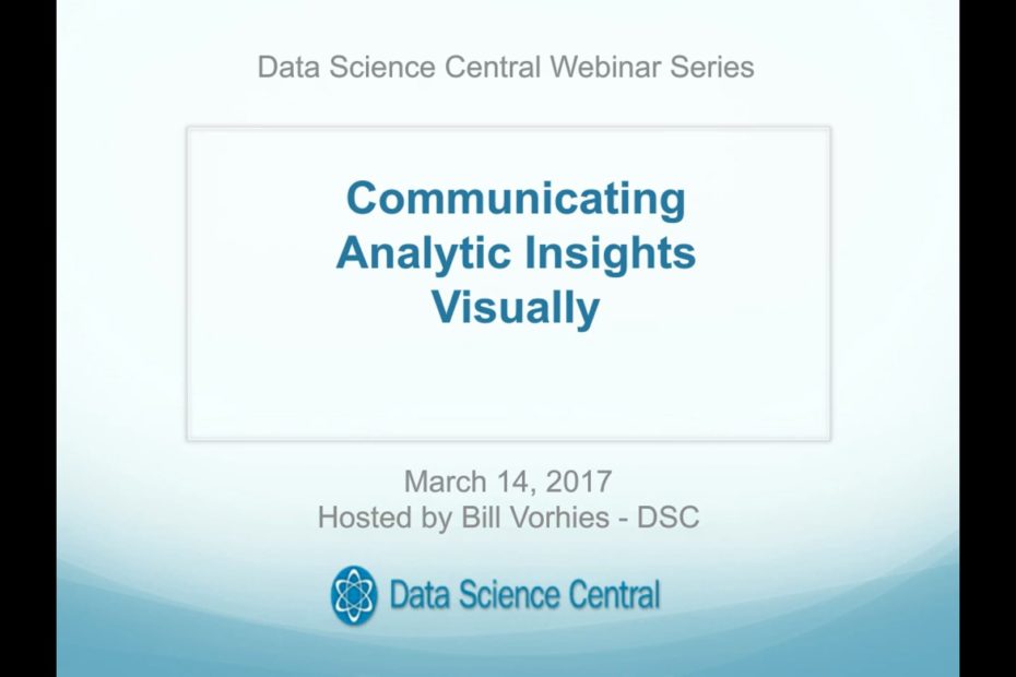DSC Webinar Series: Communicating Analytic Insights Visually – Vimeo thumbnail