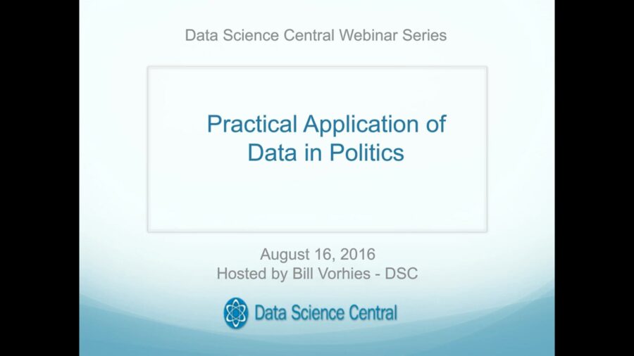 DSC Webinar Series: Practical Application of Data in Politics – Vimeo thumbnail