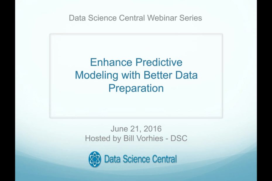 DSC Webinar Series: Enhance Predictive Modeling with Better Data Preparation – Vimeo thumbnail