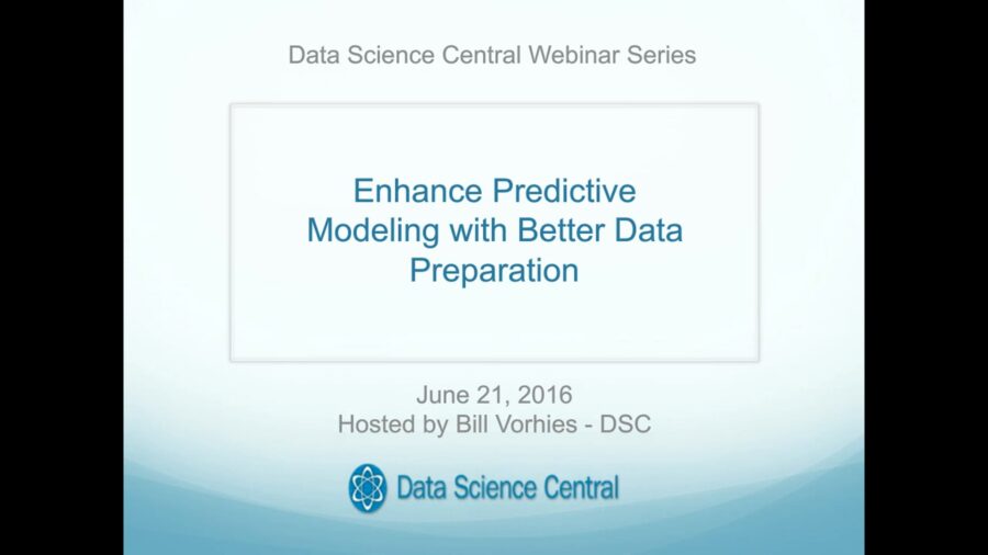 DSC Webinar Series: Enhance Predictive Modeling with Better Data Preparation – Vimeo thumbnail