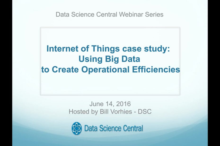 DSC Webinar Series: Internet of Things case study: Using big data to create operational efficiencies – Vimeo thumbnail