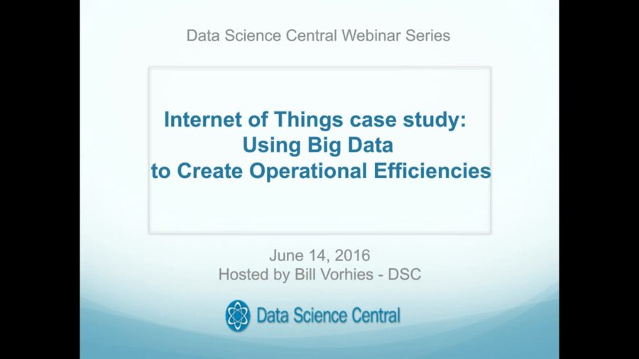 DSC Webinar Series: Internet of Things case study: Using big data to create operational efficiencies – Vimeo thumbnail