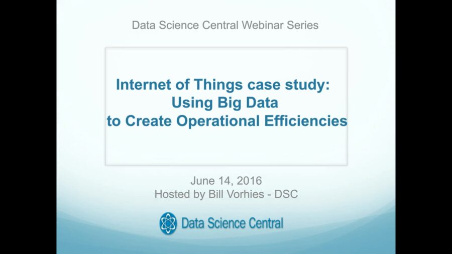 DSC Webinar Series: Internet of Things case study: Using big data to create operational efficiencies – Vimeo thumbnail