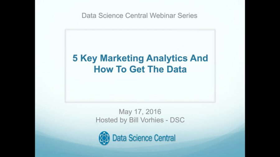 DSC Webinar Series: 5 Key Self-Service Analytics and How to Get the Data – Vimeo thumbnail