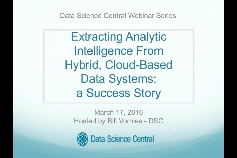 DSC Webinar Series: Extracting Analytic Intelligence From Hybrid, Cloud-Based Data Systems: a Success Story – Vimeo thumbnail