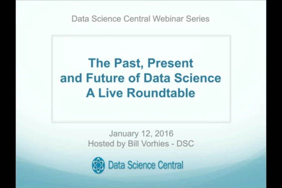 DSC Webinar Series: The Past, Present and Future of Data Science A Live Roundtable – Vimeo thumbnail