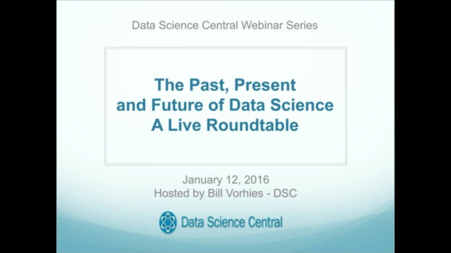 DSC Webinar Series: The Past, Present and Future of Data Science A Live Roundtable – Vimeo thumbnail