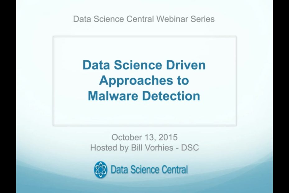 DSC Webinar Series: Data Science Driven Approaches to Malware Detection – Vimeo thumbnail