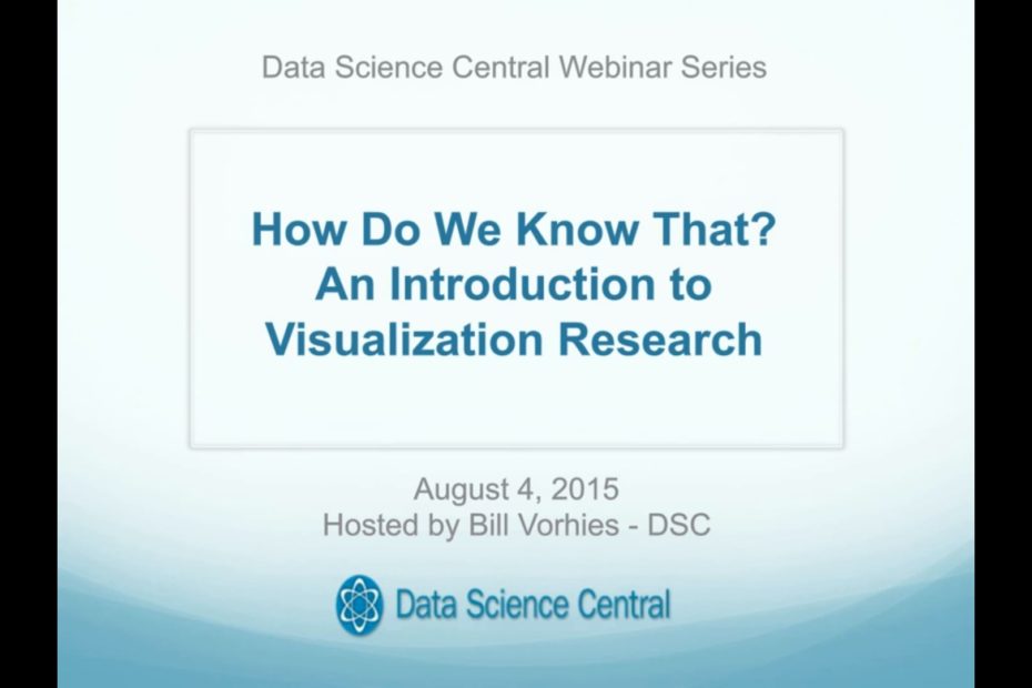 DSC Webinar Series: How Do We Know That? An Introduction to Visualization Research – Vimeo thumbnail