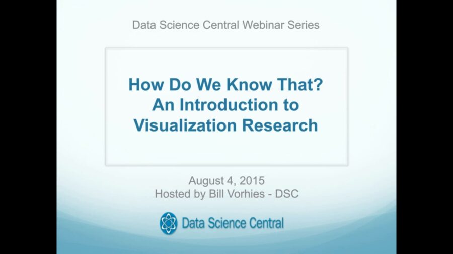 DSC Webinar Series: How Do We Know That? An Introduction to Visualization Research – Vimeo thumbnail
