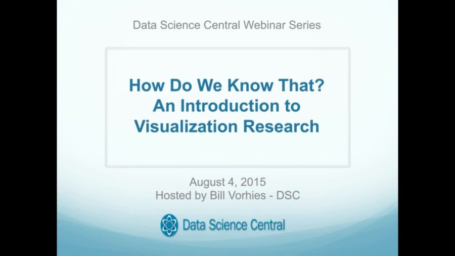 DSC Webinar Series: How Do We Know That? An Introduction to Visualization Research – Vimeo thumbnail