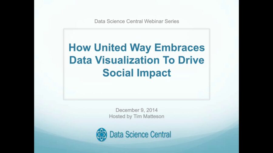 DSC Webinar Series: How United Way Embraces Data Visualization To Drive Social Impact 12.9.2015 – Vimeo thumbnail