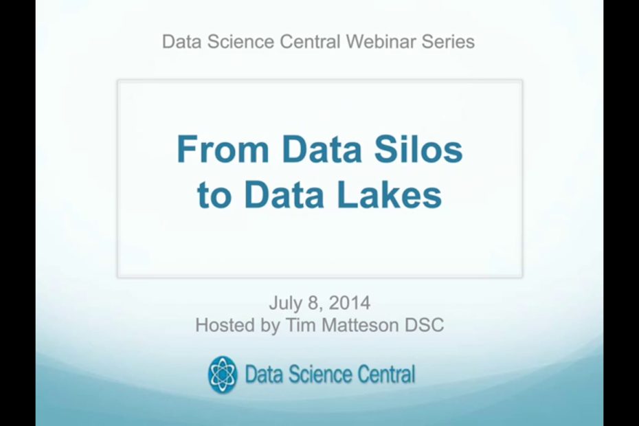 DSC Webinar Series: From Data Silos to Data Lakes 7.8.2014 – Vimeo thumbnail