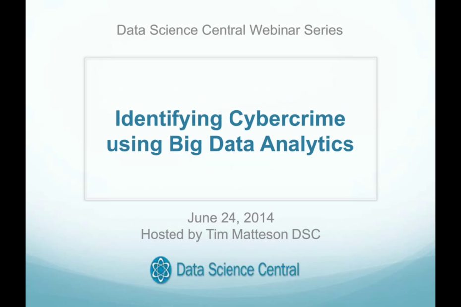 DSC Webinar Series: Identifying Cybercrime using Big Data Analytics 6.24.2014 – Vimeo thumbnail