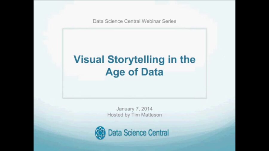DSC Webinar Series: Visual Storytelling in the Age of Data 1.7.2014 – Vimeo thumbnail