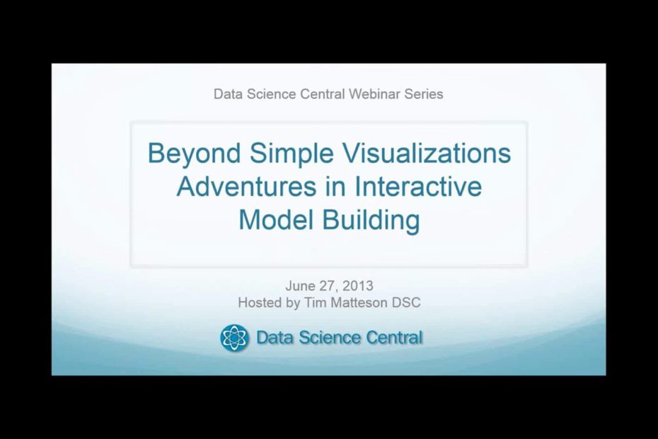 Beyond Simple Visualizations – Adventures in Interactive Model Building – Vimeo thumbnail