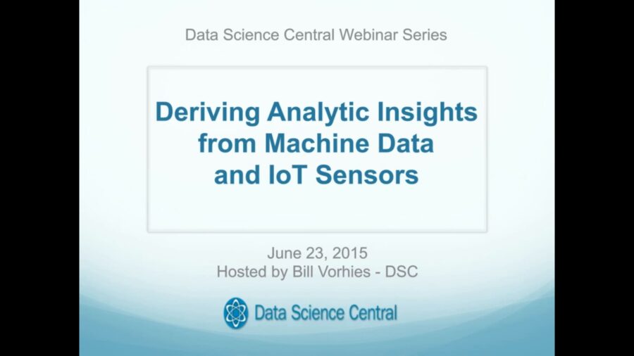 Deriving Analytic Insights from Machine Data and IoT Sensors – Vimeo thumbnail