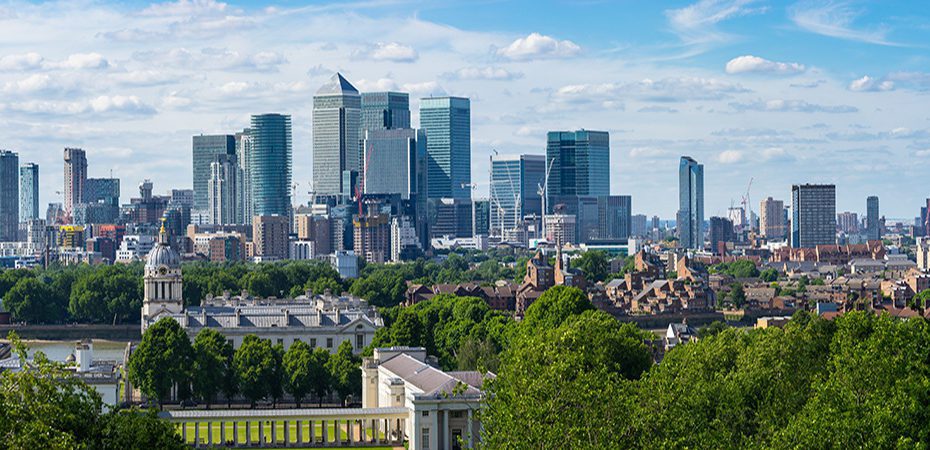 Canary Wharf in London, England