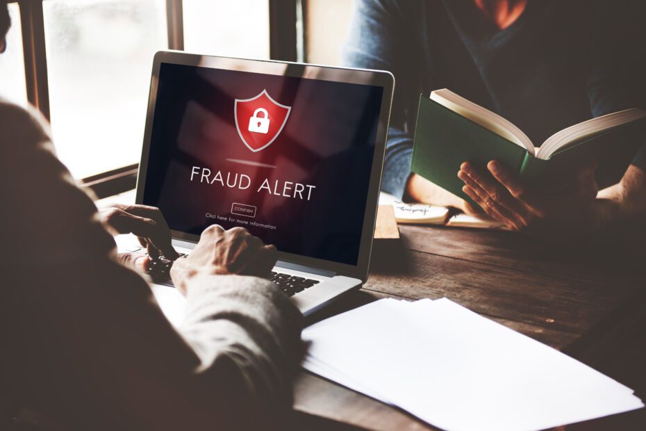 Fraud Alert Caution Defend Guard Notify Protect Concept