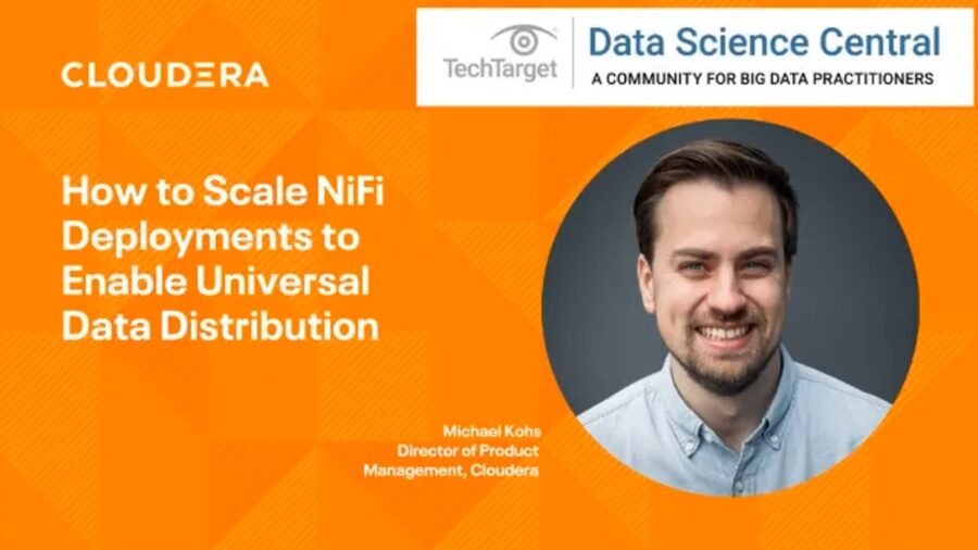 DSC Webinar Series: How to Scale NiFi Deployments to Enable Universal Data Distribution – Vimeo thumbnail